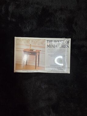 House Of Miniatures 1:12 Dollhouse Furniture Table X-Acto Sealed